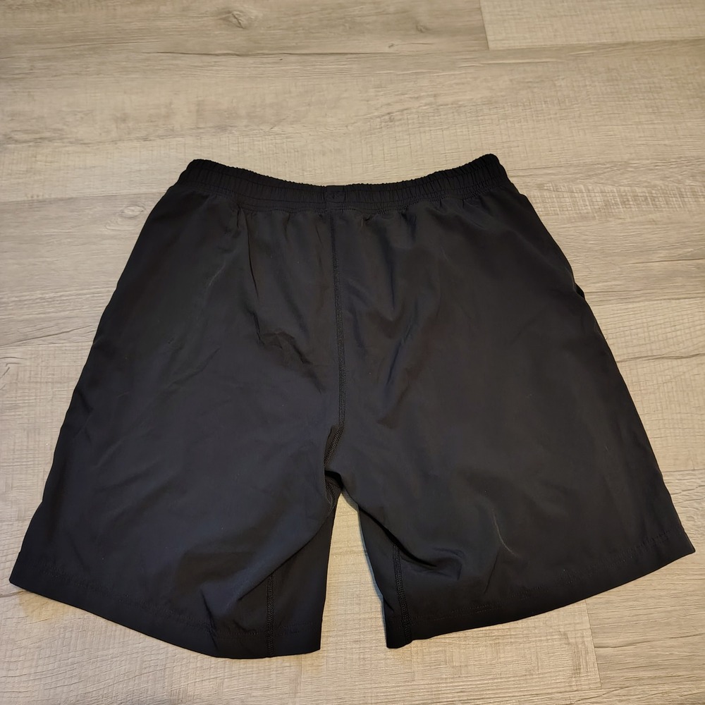 Rhone Mako Lined Athletic Shorts Mens Medium Black 8 Inch Inseam Training Gym